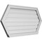 Ekena Millwork Half Round Surface Mount PVC Gable Vent: Functional, w/ 2"W x 2"P Brickmould Sill Frame, 42"W x 21"H GVPHR42X2103SF - alternate 5